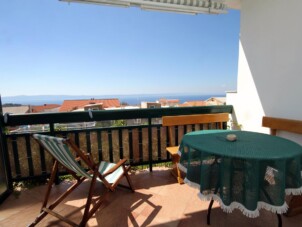 Lägenhet med två sovrum med terrass och havsutsikt Makarska (A-9129-a)