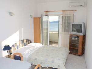 Lägenhet med ett sovrum med terrass och havsutsikt Pisak