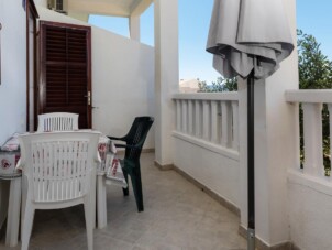 Studio lägenhet med terrass och havsutsikt Stanići